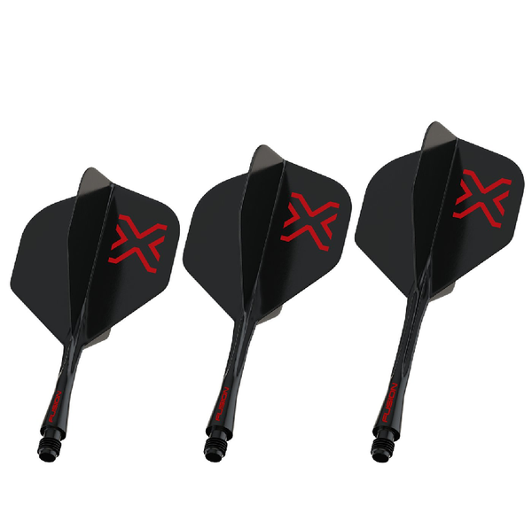 Winmau Fusion Blade X Black & Silver No. 2