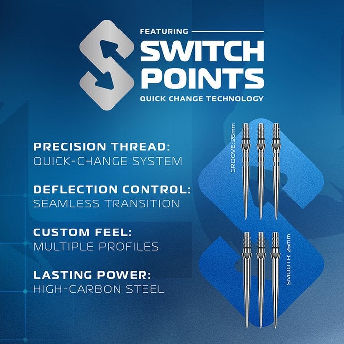 Winmau Lunaris Parallel Switch Point 90%